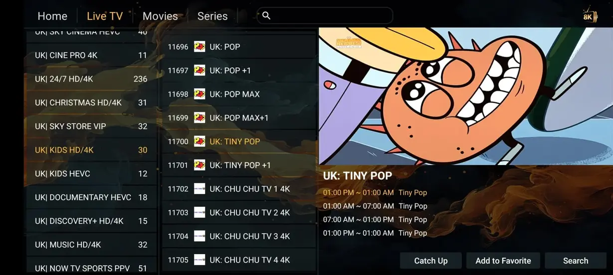Snabb kanalbyte utan fördröjning på Fire TV